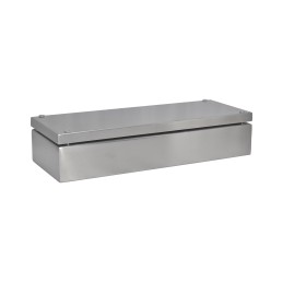 1 pcs - RS PRO 304 Stainless Steel Enclosure, IP66, 400 mm x 150 mm x 81mm