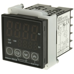 1 pcs - Omron E5CB PID Temperature Controller, 48 x 48mm, 1 Output Relay, 24 V ac/dc Supply Voltage ON/OFF