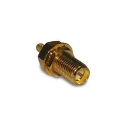 1 pcs : 132119RP - RF Connectors / Coaxial Connectors SMA BH JK GOLD RG316 174 LMR100 REV POL