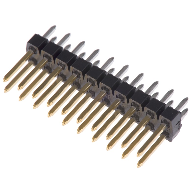 5 pcs - Molex C-Grid III Series Straight Through Hole Pin Header, 20 Contact(s), 2.54mm Pitch, 2 Row(s), Unshrouded