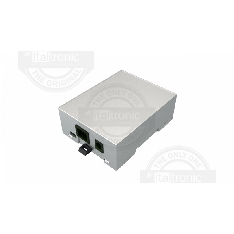 1 pcs - Italtronic Solid Top Enclosure Type, ABS, Polycarbonate DIN Rail Enclosure Kit