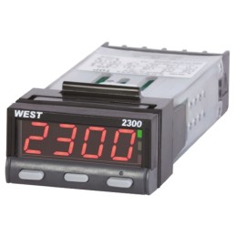 1 pcs - West Instruments N2300 PID Temperature Controller, 49 x 25mm, 2 Output, 12 - 30 V dc, 24 V ac Supply Voltage