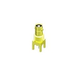 1 pcs : HDBNC-J-P-GN-ST-BH1 - RF Connectors / Coaxial Connectors 75 Ohm High-Density BNC Plug, Cable Connector