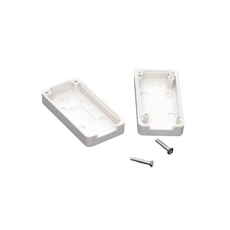 1 pcs - Hammond 1551 Series Grey ABS Enclosure, IP54, Grey Lid, 50 x 25 x 15.5mm