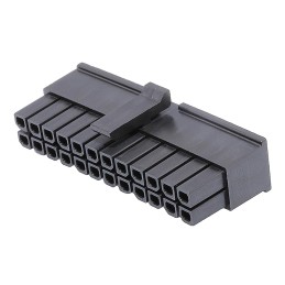 2000 pcs - Molex, Micro-Fit Female Crimp Connector Housing, 3mm Pitch, 24 Way, 2 Row