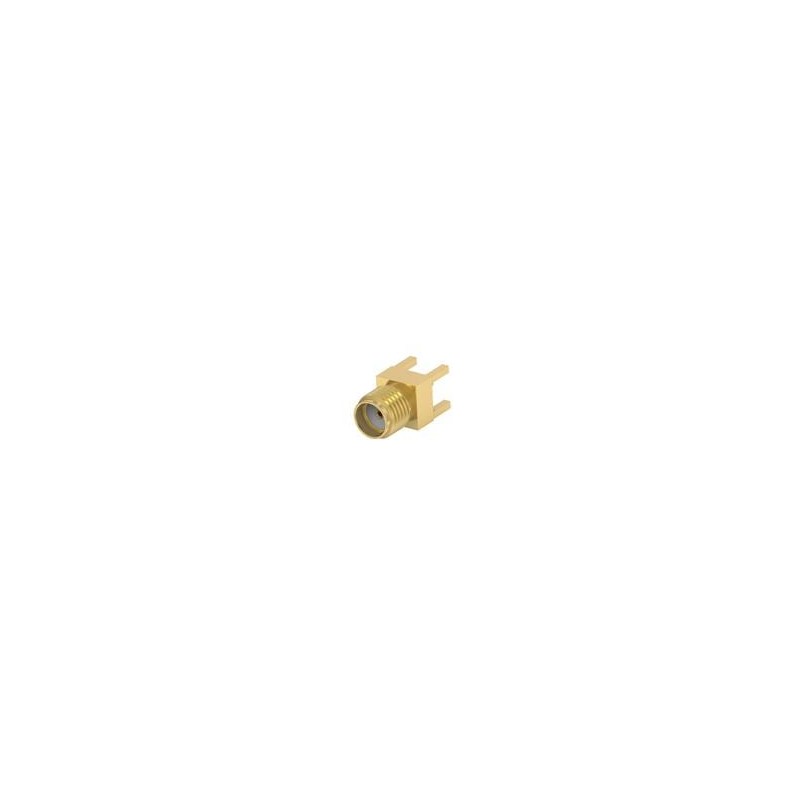 1 pcs : 2466279-1 - RF Connectors / Coaxial Connectors SMA Str PCB Jack, Thru Hole, Gold Plated, 50 Ohm