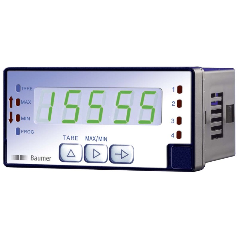 1 pcs - Baumer PA418 LED Digital Panel Multi-Function Meter, 48mm x 96mm