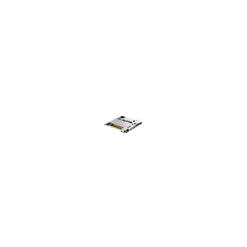 1 pcs : MEM2080-00-128-00-A - Memory Card Connectors Micro SD, Push Push, SMT, Card Entry Normal, 1.28 mm profile