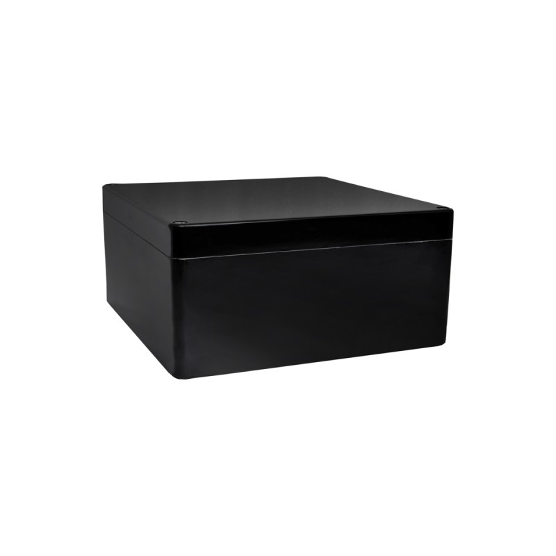 1 pcs - RS PRO Black Fibreglass Reinforced Polyester Enclosure, IP66, IP67, IP68, 255 x 250 x 160mm