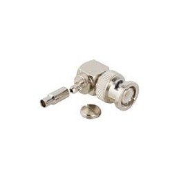 1 pcs : 112528 - RF Connectors / Coaxial Connectors BNC R/A CRIMP PLUG RG316 50 OHM DB