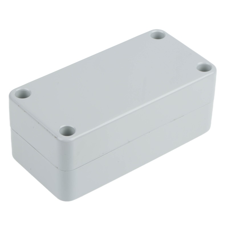 1 pcs - RS PRO Grey ABS General Purpose Enclosure, IP54, Grey Lid, 100 x 50 x 40mm