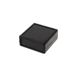 1 pcs - Hammond 1593 Black ABS Enclosure, 66 x 66 x 28mm