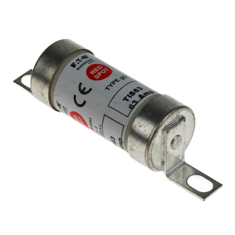 1 pcs - Eaton 63A British Standard Fuse, A3, 660V ac, 73mm