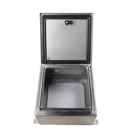 1 pcs - RS PRO 304 Stainless Steel Wall Box, IP69K, 300 mm x 300 mm x 200mm