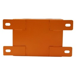 1 pcs - RS PRO Orange Steel Junction Box, IP65, 200 x 150 x 100mm