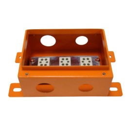 1 pcs - RS PRO Orange Steel Junction Box, IP65, 200 x 150 x 100mm