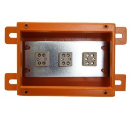 1 pcs - RS PRO Orange Steel Junction Box, IP65, 200 x 150 x 100mm