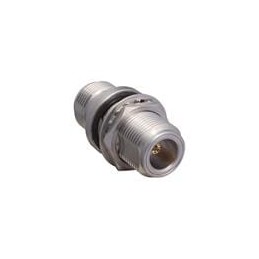 1 pcs : ADP-NF-NF-B-W - RF Adapters - In Series Adapter Coaxial Connector N Jack, Female Socket To N Jack, Female Socket 50Ohm