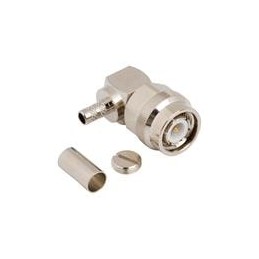 1 pcs : 122430-10 - RF Connectors / Coaxial Connectors TNC R/A CrimpPlug
