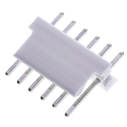 2000 pcs - TE Connectivity MTA-100 Series Straight Through Hole Pin Header, 6 Contact(s), 2.54mm Pitch, 1 Row(s), Unshrouded