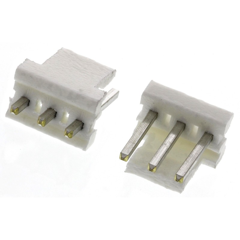 2000 pcs - TE Connectivity MTA-156 Series Straight Through Hole Pin Header, 3 Contact(s), 3.96mm Pitch, 1 Row(s), Unshrouded