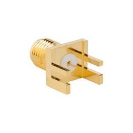 1 pcs : 901-10309 - RF Connectors / Coaxial Connectors SMA End Launch PCB Jack
