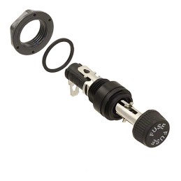 1 pcs - Eaton 16A Panel Mount Fuse Holder for 5 x 20mm Fuse, 1P, 250V ac