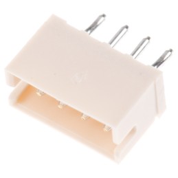 2000 pcs - JST ZH Series Top Entry Through Hole PCB Header, 4 Contact(s), 1.5mm Pitch, 1 Row(s), Shrouded