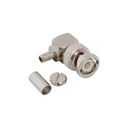 1 pcs : 031-5911-RFX - RF Connectors / Coaxial Connectors R/A PLUG FOR RG 58