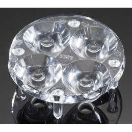 2 pcs - Ledil C12285_ANGIE-S, Angie Series 4-Way LED Lens, 15 ° Spot Beam