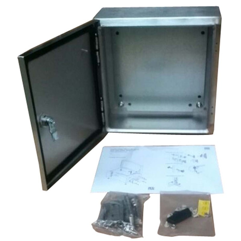 1 pcs - RS PRO 304 Stainless Steel Wall Box, IP66, 300 mm x 400 mm x 150mm