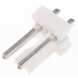 2000 pcs - TE Connectivity MTA-156 Series Straight Through Hole Pin Header, 2 Contact(s), 3.96mm Pitch, 1 Row(s), Unshrouded