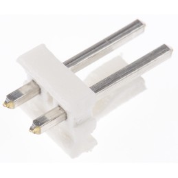 2000 pcs - TE Connectivity MTA-156 Series Straight Through Hole Pin Header, 2 Contact(s), 3.96mm Pitch, 1 Row(s), Unshrouded