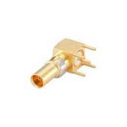 1 pcs : 45K201-400L5 - RF Connectors / Coaxial Connectors Coax 1.0/2.3 DIN R/A Jack PCB
