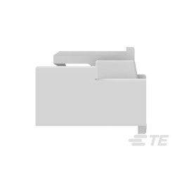 2000 pcs - TE Connectivity, Economy Power Male PCB Connector Housing, 3.96mm Pitch, 4 Way, 1 Row