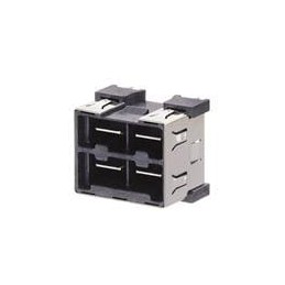 1 pcs : 2173211-1 - Power to the Board 4P VERT HEADER SHIELDED, SOL