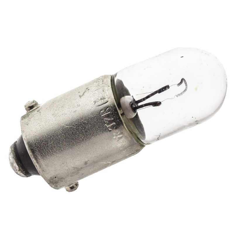 2 pcs - Osram BA9s Automotive Incandescent Lamp, Clear, 12 V