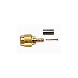 1 pcs : 72946 - RF Connectors / Coaxial Connectors SMA PLUG STRAIGHT CRIMP, RG174, 188, 316