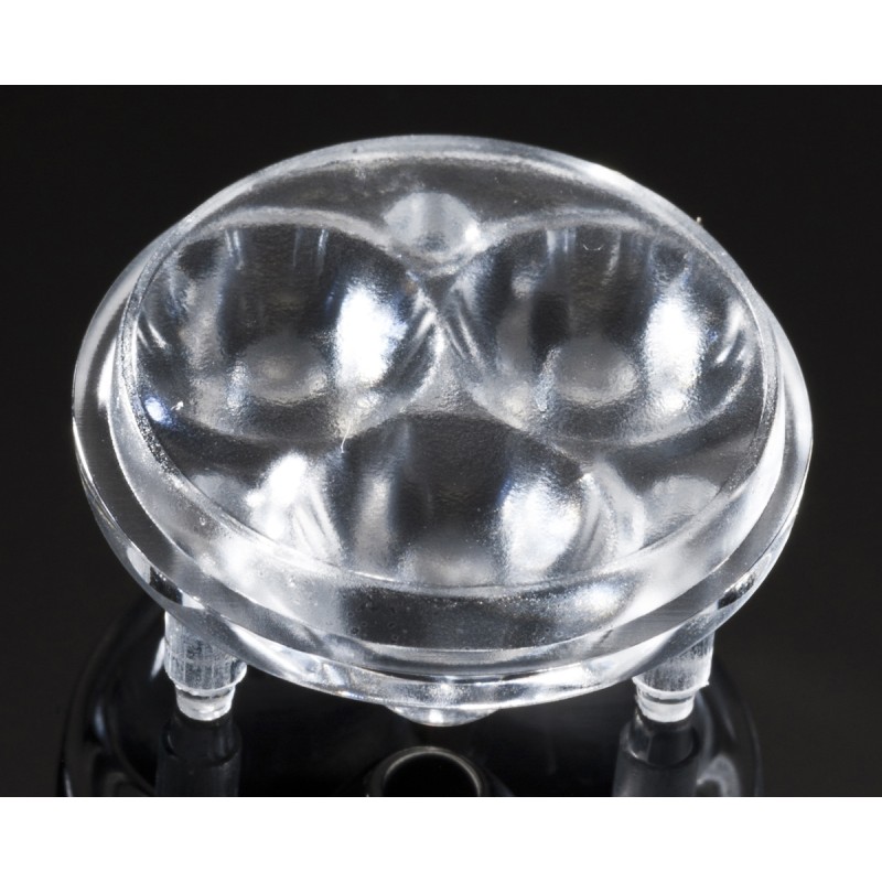 2 pcs - Ledil C11602_SATU-M, Satu Series 3-Way LED Lens, 26 ° Medium Angle Beam