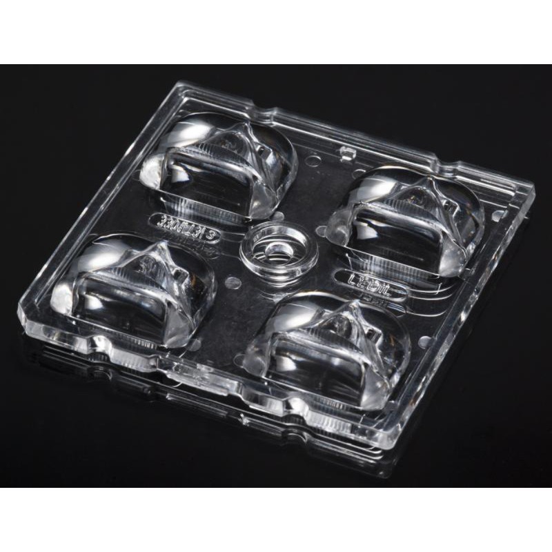 2 pcs - Ledil C13301_STRADA-2X2-T3, Strada-Module Series 4-Way LED Lens, Square Beam