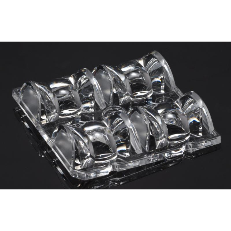 2 pcs - Ledil C13749_HB-2X2-O, High Bay Series 4-Way LED Lens, Square Beam