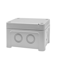 1 pcs - RS PRO Grey Polycarbonate General Purpose Enclosure, IP65, Grey Lid, 95 x 65 x 60mm