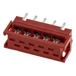 5 pcs - TE Connectivity 10-Way IDC Connector Plug for Cable Mount, 2-Row