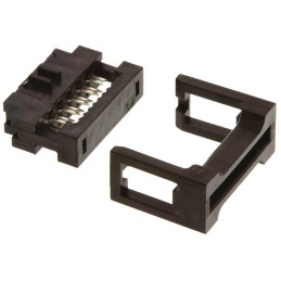 5 pcs - Amphenol Communications Solutions 10-Way IDC Connector Socket for Cable Mount, 2-Row