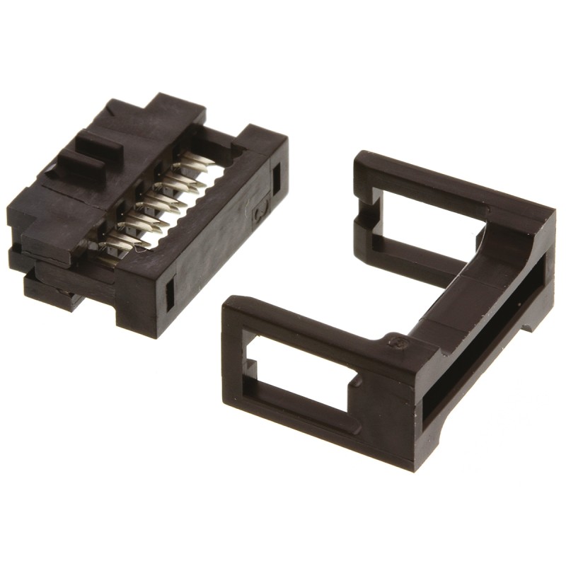 5 pcs - Amphenol Communications Solutions 10-Way IDC Connector Socket for Cable Mount, 2-Row