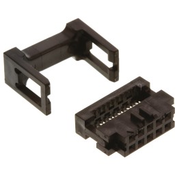 5 pcs - Amphenol Communications Solutions 10-Way IDC Connector Socket for Cable Mount, 2-Row