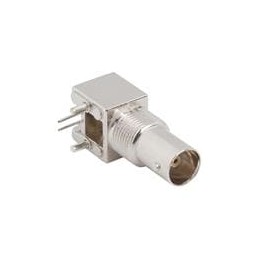 1 pcs : 112494 - RF Connectors / Coaxial Connectors BNC R/A PCB JACK DIECAST LOW PROFILE