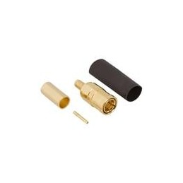 1 pcs : 142187-75 - RF Connectors / Coaxial Connectors MINI SMB STRT CRMP PLUG 179 DBL BRAID