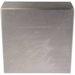 1 pcs - RS PRO Unpainted Stainless Steel Terminal Box, IP66, 200 x 200 x 80mm
