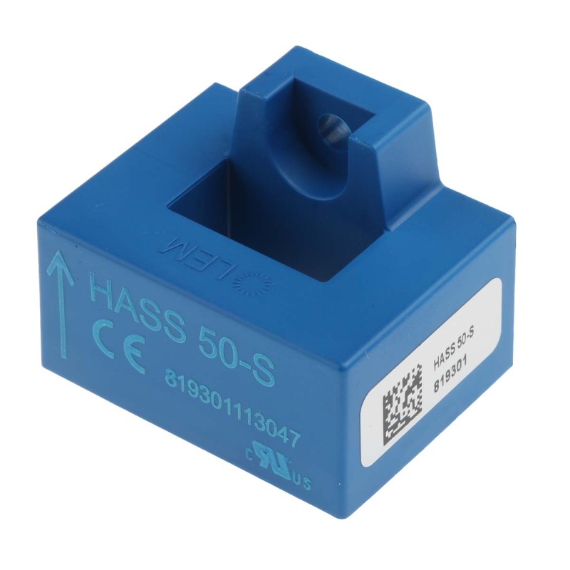 1 pcs - LEM HASS Series Current Transformer, 50A Input, 50:1, 20.4 x 10.4mm Bore, 5 V